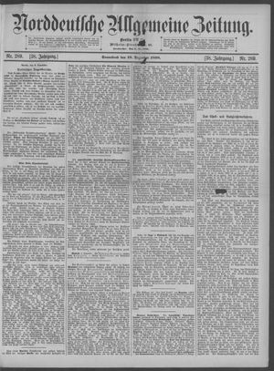 Norddeutsche allgemeine Zeitung vom 10.12.1898