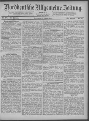 Norddeutsche allgemeine Zeitung vom 20.12.1898