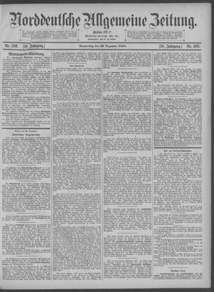 Norddeutsche allgemeine Zeitung vom 22.12.1898