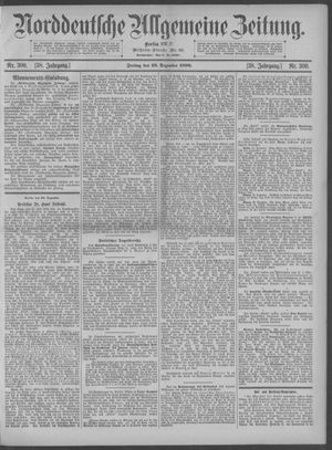 Norddeutsche allgemeine Zeitung vom 23.12.1898