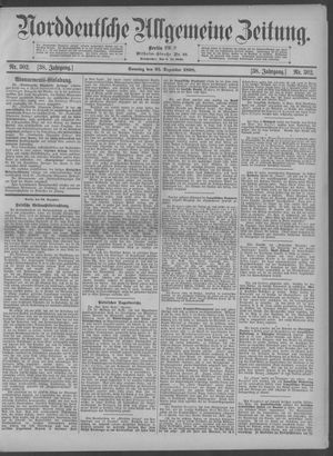 Norddeutsche allgemeine Zeitung vom 25.12.1898