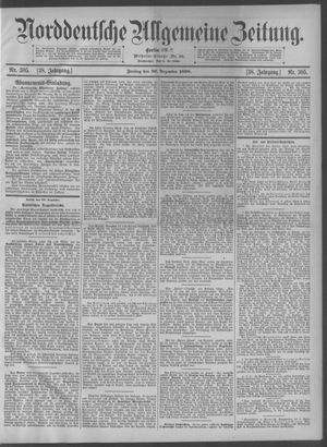Norddeutsche allgemeine Zeitung on Dec 30, 1898