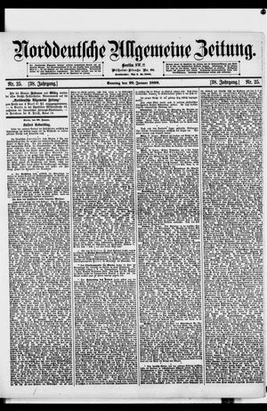 Norddeutsche allgemeine Zeitung vom 29.01.1899