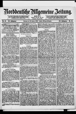 Norddeutsche allgemeine Zeitung on Jan 29, 1899
