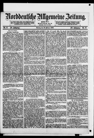 Norddeutsche allgemeine Zeitung vom 12.02.1899
