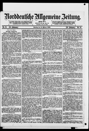 Norddeutsche allgemeine Zeitung vom 14.02.1899