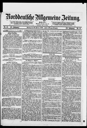 Norddeutsche allgemeine Zeitung vom 26.02.1899