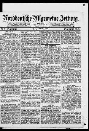 Norddeutsche allgemeine Zeitung vom 24.03.1899