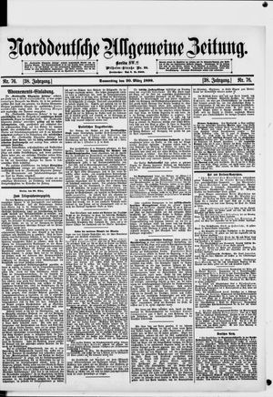 Norddeutsche allgemeine Zeitung vom 30.03.1899