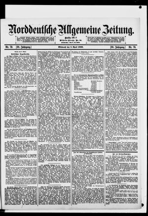Norddeutsche allgemeine Zeitung vom 05.04.1899