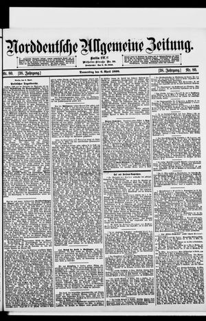 Norddeutsche allgemeine Zeitung vom 06.04.1899