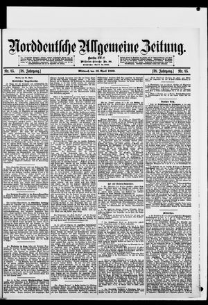 Norddeutsche allgemeine Zeitung on Apr 12, 1899