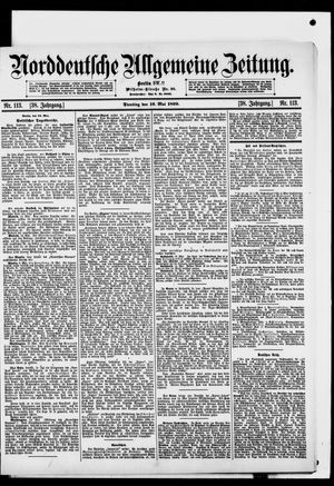 Norddeutsche allgemeine Zeitung vom 16.05.1899