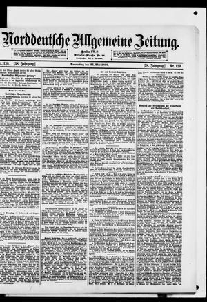 Norddeutsche allgemeine Zeitung vom 25.05.1899