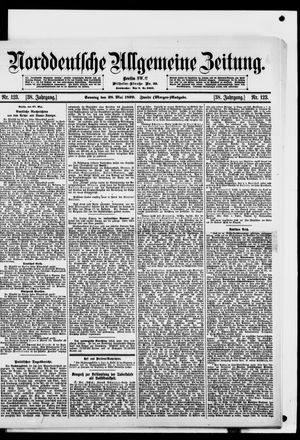 Norddeutsche allgemeine Zeitung on May 28, 1899