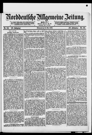 Norddeutsche allgemeine Zeitung on May 31, 1899