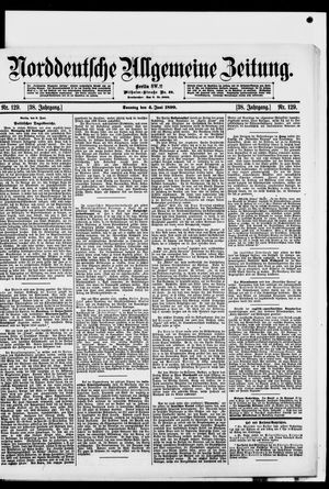 Norddeutsche allgemeine Zeitung on Jun 4, 1899