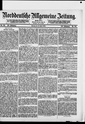 Norddeutsche allgemeine Zeitung vom 11.06.1899