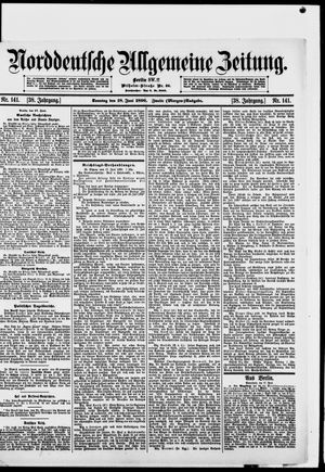 Norddeutsche allgemeine Zeitung vom 18.06.1899