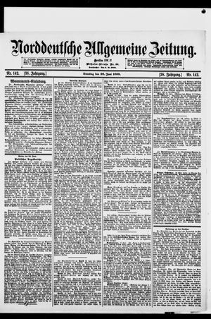 Norddeutsche allgemeine Zeitung vom 20.06.1899