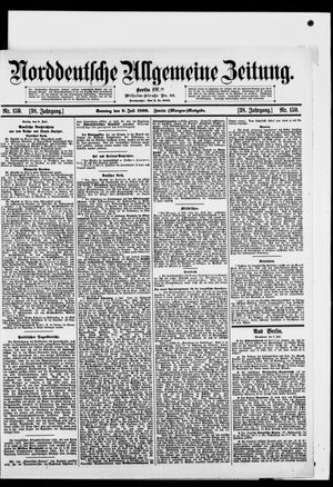 Norddeutsche allgemeine Zeitung on Jul 9, 1899