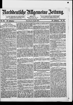 Norddeutsche allgemeine Zeitung vom 13.07.1899