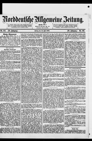 Norddeutsche allgemeine Zeitung vom 14.07.1899