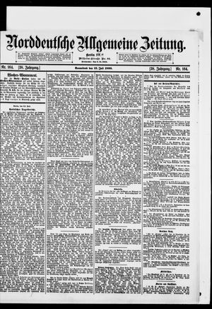 Norddeutsche allgemeine Zeitung vom 15.07.1899