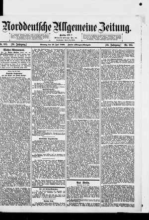 Norddeutsche allgemeine Zeitung vom 16.07.1899