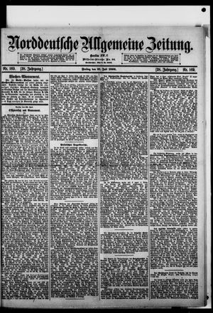 Norddeutsche allgemeine Zeitung vom 21.07.1899