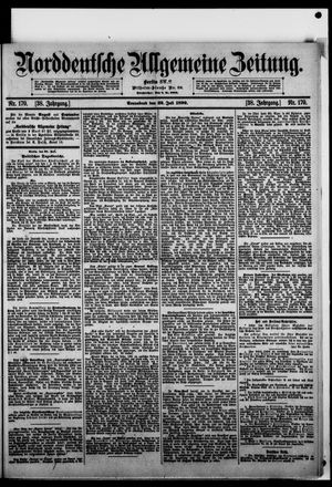 Norddeutsche allgemeine Zeitung vom 22.07.1899