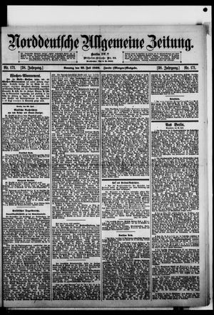 Norddeutsche allgemeine Zeitung vom 23.07.1899