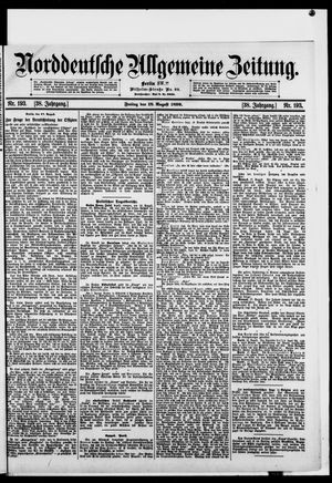 Norddeutsche allgemeine Zeitung vom 18.08.1899