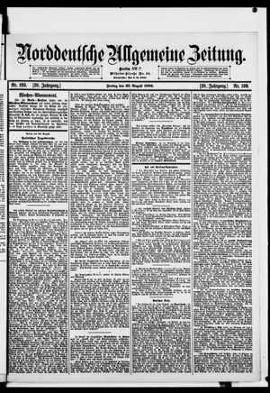 Norddeutsche allgemeine Zeitung vom 25.08.1899
