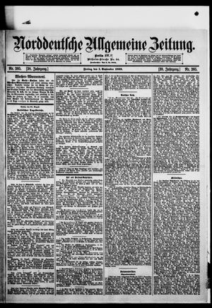 Norddeutsche allgemeine Zeitung vom 01.09.1899
