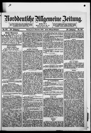 Norddeutsche allgemeine Zeitung vom 03.09.1899