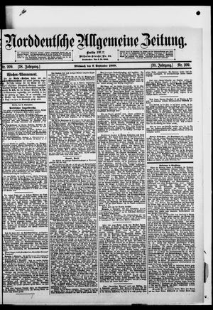 Norddeutsche allgemeine Zeitung vom 06.09.1899