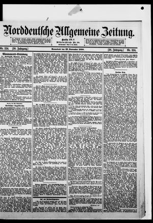 Norddeutsche allgemeine Zeitung vom 23.09.1899