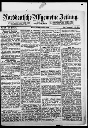 Norddeutsche allgemeine Zeitung vom 26.09.1899