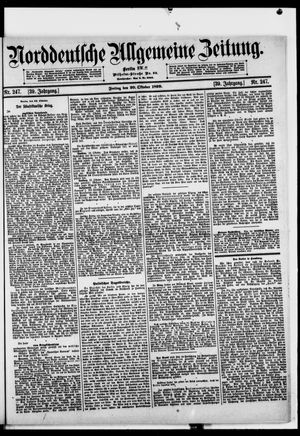 Norddeutsche allgemeine Zeitung vom 20.10.1899