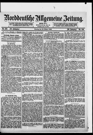 Norddeutsche allgemeine Zeitung vom 24.10.1899