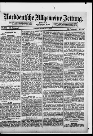 Norddeutsche allgemeine Zeitung vom 26.10.1899