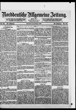Norddeutsche allgemeine Zeitung vom 28.10.1899