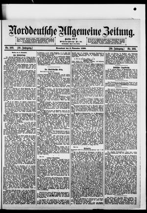 Norddeutsche allgemeine Zeitung vom 04.11.1899