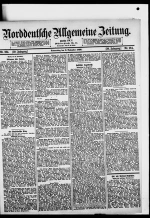 Norddeutsche allgemeine Zeitung vom 09.11.1899