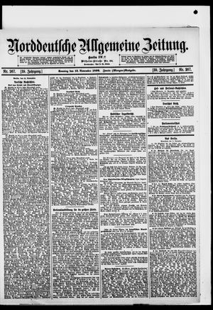 Norddeutsche allgemeine Zeitung vom 12.11.1899