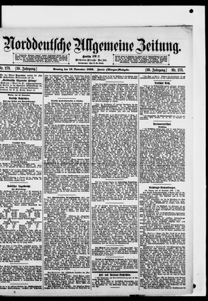 Norddeutsche allgemeine Zeitung vom 19.11.1899