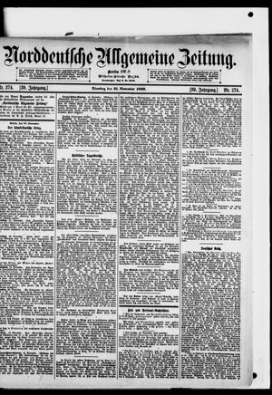 Norddeutsche allgemeine Zeitung on Nov 21, 1899