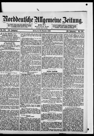 Norddeutsche allgemeine Zeitung vom 24.11.1899