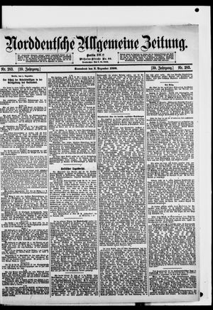 Norddeutsche allgemeine Zeitung vom 02.12.1899
